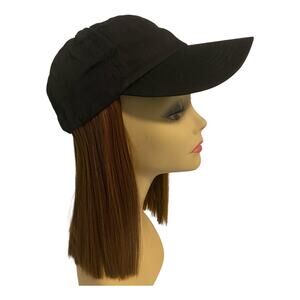 Vivica A Fox Baseball Cap Do Wig Shaded Brown Locs Synthetic Hair NWT